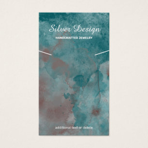 Aquamarine Rusty Brow-Wasserfarbenkette - Grafikka