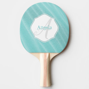 Aquamarine Sand Ripples Personalisiert Ping Pong P Tischtennis Schläger