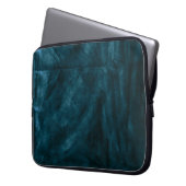 Aquamarine Satinmatte Laptopschutzhülle (Vorderseite Links)