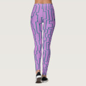 Aquamarine Schaltlinien Leggings (Rückseite)