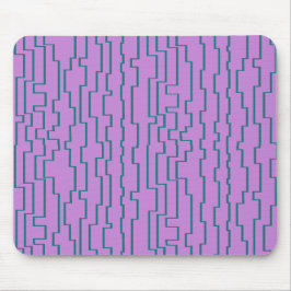 Aquamarine Schaltlinien Mousepad