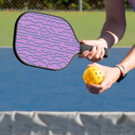 Aquamarine Schaltlinien Pickleball Schläger