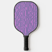 Aquamarine Schaltlinien Pickleball Schläger (Vorderseite)