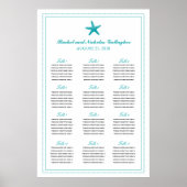 Aquamarine Schaukelfische 24 x 36 Seetabelle Poster (Vorne)