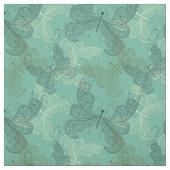 Aquamarine Schmetterlinge 2 Stoff (Muster)