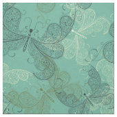 Aquamarine Schmetterlinge Stoff (Muster)
