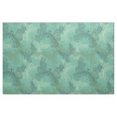 Aquamarine Schmetterlinge Stoff (Fat Quarter (45,7 x 55,9 cm))