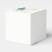 Aquamarine Schmetterlingsflora-Gastgeschenk Hochze Geschenkschachtel (Vorderseite)