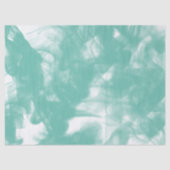 Aquamarine Schmuckstücke über weißes Dekoupage Seidenpapier (Vorderseite)