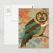 Aquamarine Schüssel Postkarte (Vorne/Hinten)