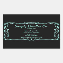 Aquamarine, schwarze Grenzkerzenjar