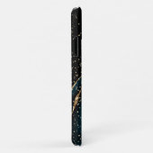 Aquamarine, schwarze und goldene Tore, Goldene Sta Case-Mate iPhone Hülle (Hinten/Rechts)