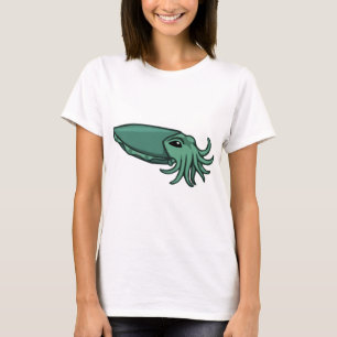 Aquamarine Schwimmen-Kopffüßer T-Shirt