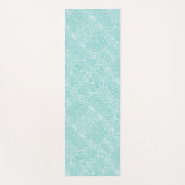 Aquamarine Scripts Yogamatte (Vorderseite)