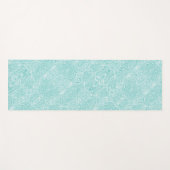 Aquamarine Scripts Yogamatte (Vorderseite (Horizontal))