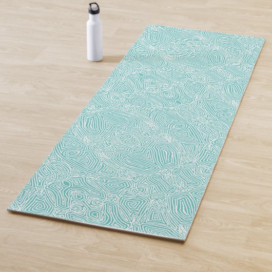 Aquamarine Scripts Yogamatte (Beispiel)