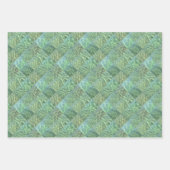 Aquamarine Seafoam Aqua Geschenkpapier Set (Vorderseite 2)