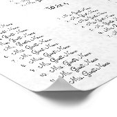 Aquamarine Seatabelle 12 Tische für Vintage Vogelb Poster (Ecke)