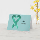 Aquamarine Sensibilisierungsleiste (anpassbar) Karte (Gelbe Blume)