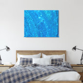 Aquamarine Sequin-Sparkling-4-Panel-Leinwand Leinwanddruck (Insitu (Schlafzimmer))