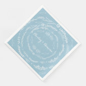 Aquamarine Serviette (Ecke)