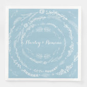 Aquamarine Serviette (Vorderseite)