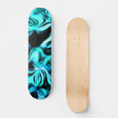 Aquamarine Skateboard (Vorderseite)