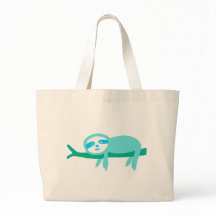 Aquamarine Sloth an einer Zweigstelle