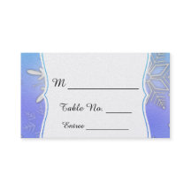 Aquamarine Snowflake Bracket Winter Hochzeit Platz