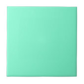 Aquamarine Solid Color | Classic | elegant Fliese (Vorderseite)