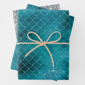 Aquamarine Sparkasse Geschenkpapier Set (Beispiel)