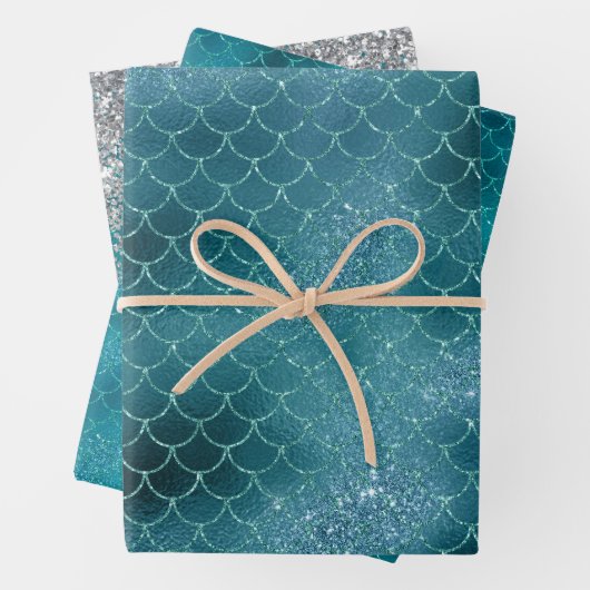 Aquamarine Sparkasse Geschenkpapier Set (Beispiel)