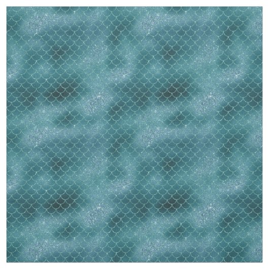 Aquamarine Sparkasse Stoff (Muster)