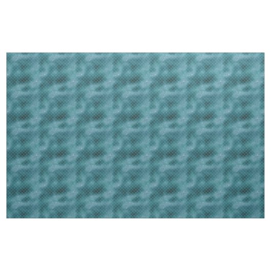 Aquamarine Sparkasse Stoff (Fat Quarter (45,7 x 55,9 cm))