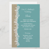 Aquamarine Speisekarte von Sea Garland (Vorne/Hinten)