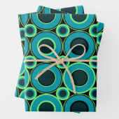 Aquamarine Spenden mit Minze in Bitgröße Geschenkpapier Set (Beispiel)