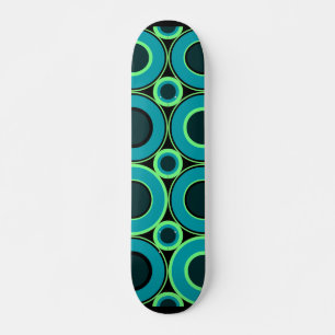 Aquamarine Spenden mit Minze in Bitgröße Skateboard