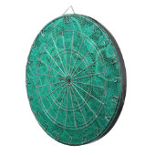 Aquamarine Spitze Dartscheibe (Vorderseite rechts)