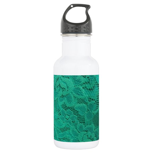 Aquamarine Spitze Edelstahlflasche (Vorderseite)