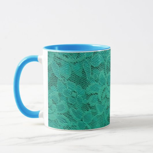 Aquamarine Spitze Tasse (Links)