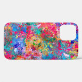 Aquamarine Splash Abstraction Case-Mate iPhone Hülle (Rückseite (Horizontal))