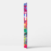 Aquamarine Splash Abstraction Case-Mate iPhone Hülle (Rückseite / Rechts)