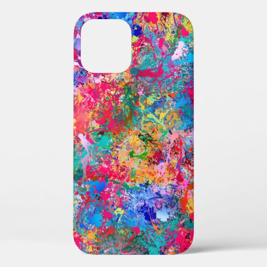 Aquamarine Splash Abstraction Case-Mate iPhone Hülle (Rückseite)