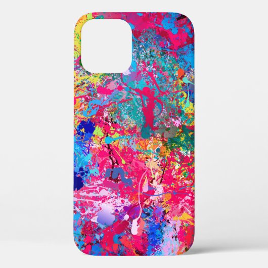 Aquamarine Splash Abstraction Case-Mate iPhone Hülle (Rückseite)