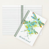 aquamarine Spritzer-Zeitschrift Notizblock (Innen)