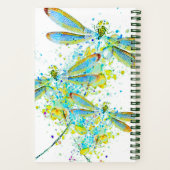 aquamarine Spritzer-Zeitschrift Notizblock (Rückseite)