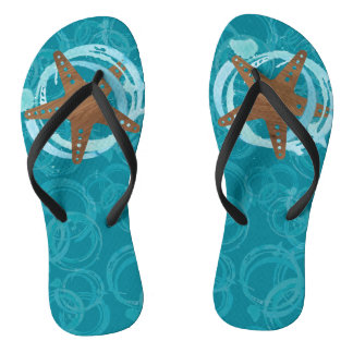 Aquamarine Starfish Flip Flops Badesandalen