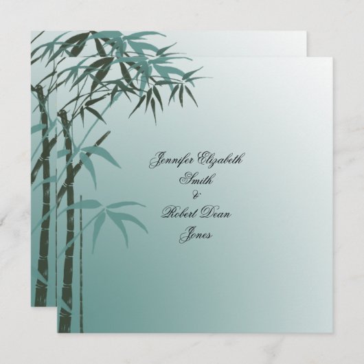 Aquamarine Steigungs-natürliche Einladung (Vorne/Hinten)