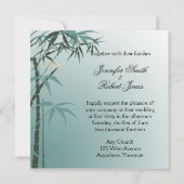 Aquamarine Steigungs-natürliche Einladung (Rückseite)