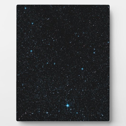 Aquamarine Sterne Fotoplatte (Vorderseite)